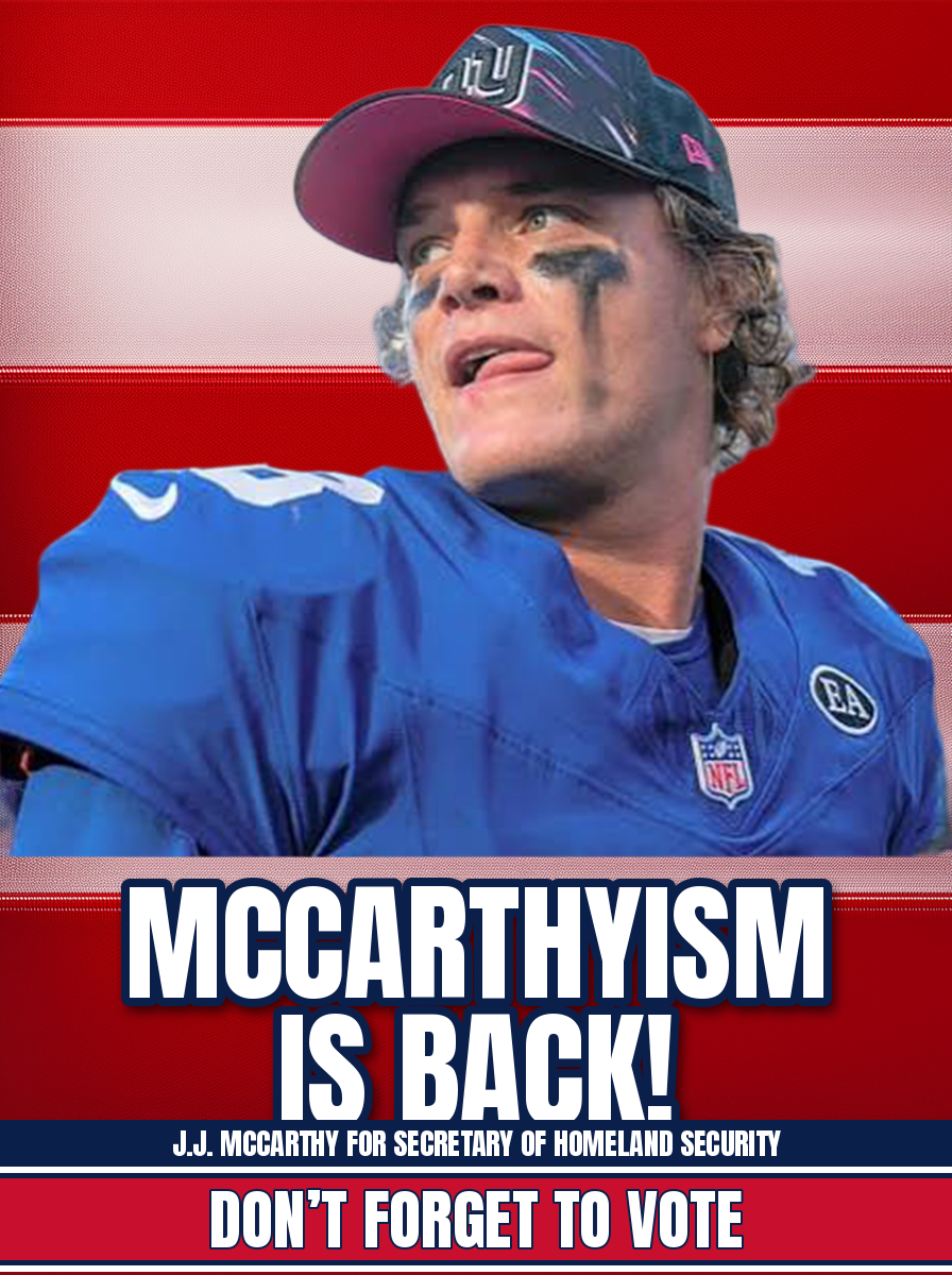 JJ McCarthy (write-in), New York Giants