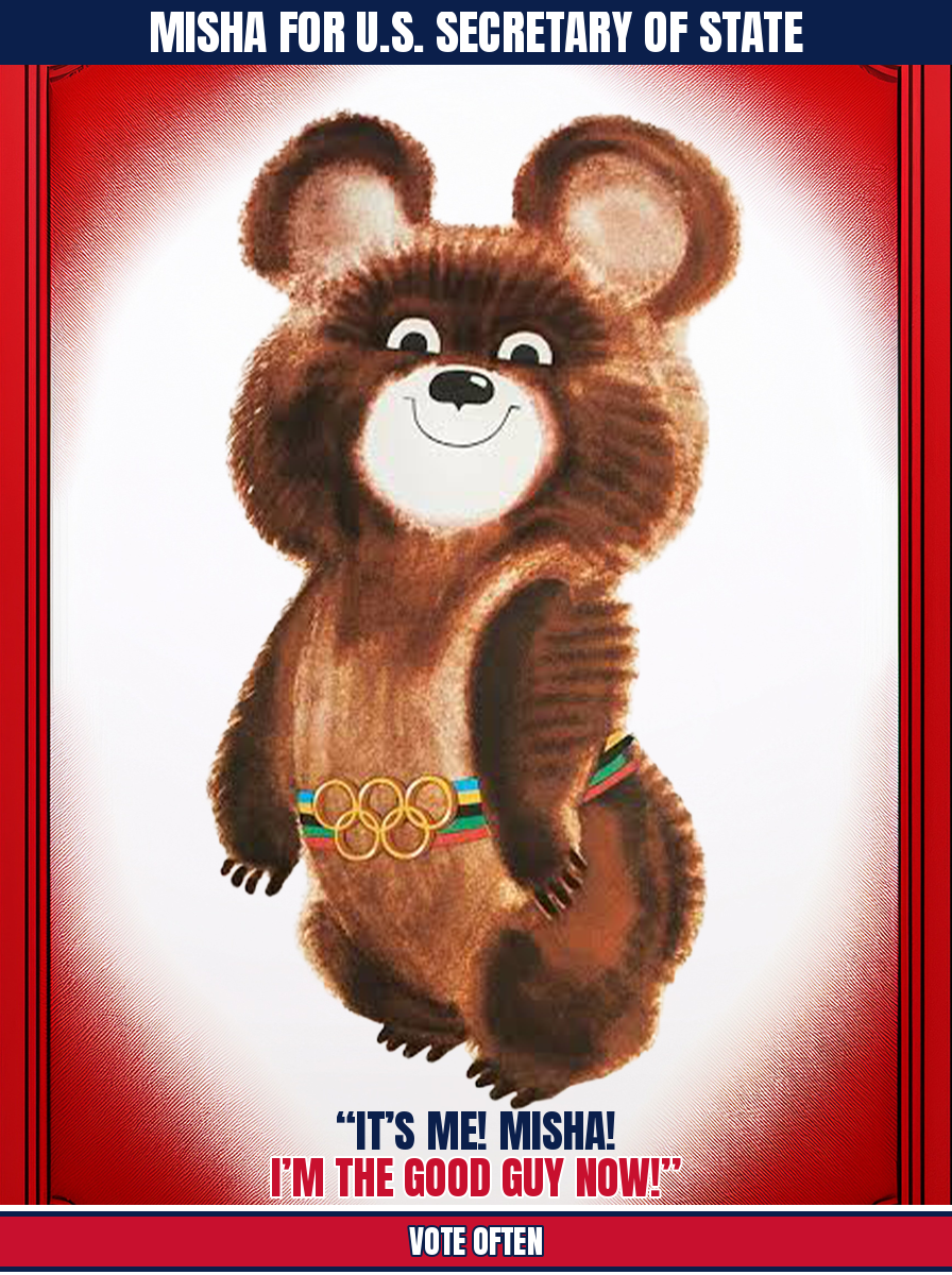 Misha, 1980 Moscow Olympics mascot