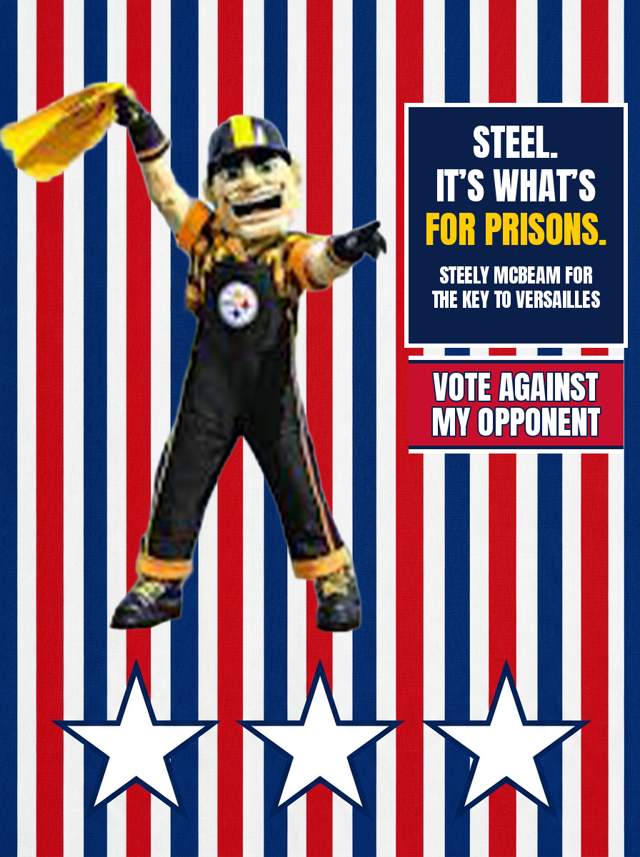 Steely McBeam, Pittsburgh Steelers